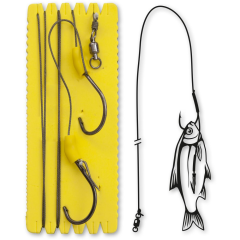 Bajo de línea silure Black CAT - montaje boya y barco Ghost simple