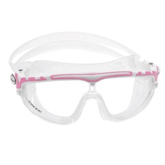 Máscara natación Cressi Skylight - Blanco y Rosado