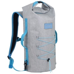 Sac à dos étanche Zulupack Smart Tube - 20L - Gris