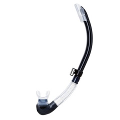 Tubo de buceo Tusa Platina 2 Hyperdry - Transparente/Negro