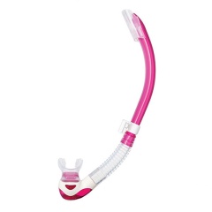 Tubo de buceo Tusa Platina 2 Hyperdry - Transparente/Rosa