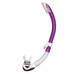 Tubo de buceo Tusa Platina 2 Hyperdry - Transparente/Violeta