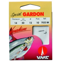 Especial rutilo 7032 BK 50 cm anzuelos N°16 en Nylon 10/100