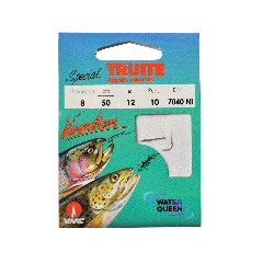 Cebo natural especial trucha 7040 NI 50 cm Anzuelos N°8 en Nylon 12/100