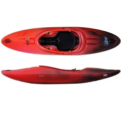 Kayak rígido DagSpy Super 260 - Rojo/Negro