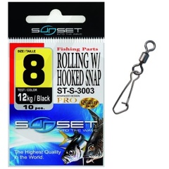 Emerillon Agraphe Sunset Rolling BB Swivel W/Coastlock