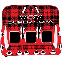 Flotador de arrastre 3 personas Wow Super Sofa