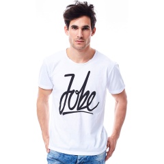 Camiseta Jobe Script Hombre Blanco - XXL