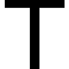 Letra T - Blanco
