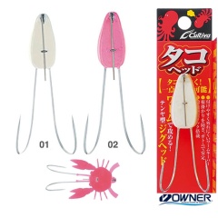 Tête plombée Owner Tako Head (peche_hamecon)