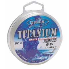 Nylon de pesca Powerline Titanio 200 m 25/100 - 6,3, kg