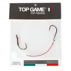 Bajo de línea currican con cebo vivo Top Game Togo