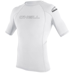 Lycra hombres O'Neill Basic Skins mangas cortas - Blanco - S