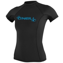 Camiseta lycra mujer O'neill Basic Skins Mangas cortas | Negro