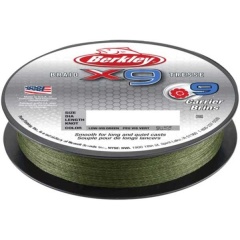 Trenzado Berkley X9 Braid low Vis Green 300 m - 0.10/100 3.6kg