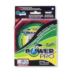 Trenzado Power Pro - 275m 0,19mm 13kg Vermillion red