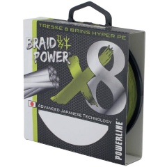 Trenzado Powerline Braid Power X8 Verde 300 m