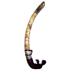 Tuba Denty Spearfishing Camouflage marron Désert