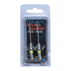 2 bidones de acero inoxidable de doble garra