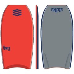 Tabla Bodyboard Sniper Improve Series Unit PE | Rojo/Gris