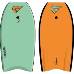 Tabla Bodyboard Flood Usurper Seagreen/Tangerine 39