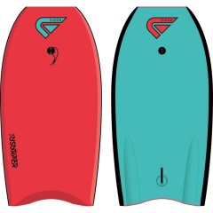 Bodyboard Flood Usurper Red/Teal 42