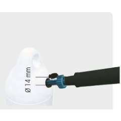 Adaptador Plastimo para válvula de inflado defensas