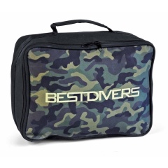 Bolsa para regulador Best Divers rectangular verde Camo