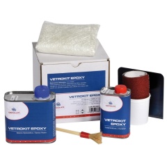 Kit de reparación de fibra de Osculatividrio - Vetrokit EPOXY