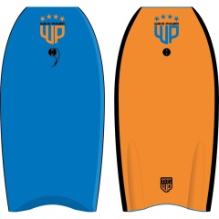Tabla Bodyboard Wave Power Woop Azul/Mandarina 39