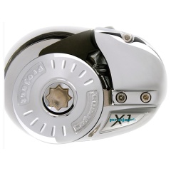 molinete Lofrans vertical X1 Bronce cromado 12V - 800W sin cabezal