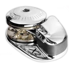 molinete Lofrans vertical X2 Bronce cromado 12V - 800W sin cabezal