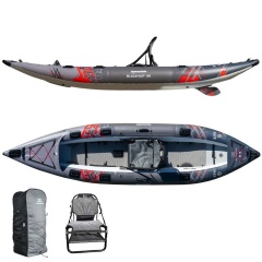 Kayak gonflable de pêche Aquaglide Blackfoot XF 130 Angler