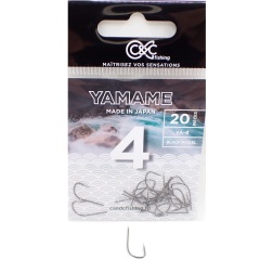 Anzuelo Simple C&C Fishing Yamame Black Níquel