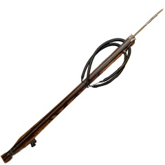 Arbalète fusil harpon chasse sous marine Denty Spearfishing Bois Zebrano 95 cm