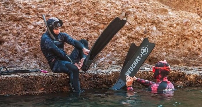 aletas pesca submarina aletas pesca submarina