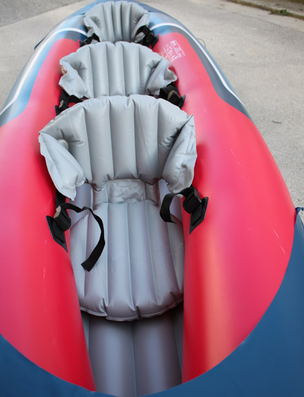asientos ajustables e hinchables kayak hinchable Tahiti Plus SEVYLOR