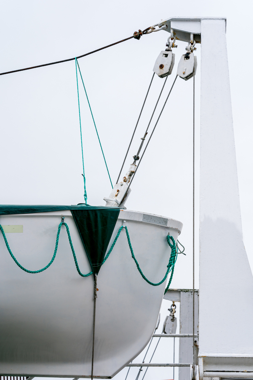 Bossoir bateau Pescante de carga