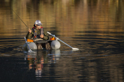 Float tube outcast fish cat cruzer Float tube en eau calme