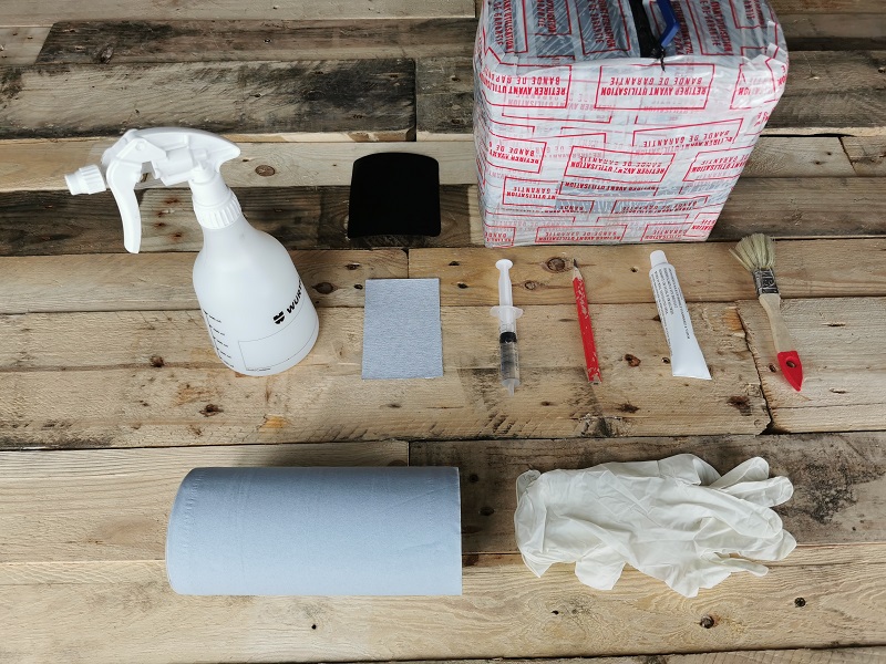 Material fuga paddle surf Material reparacion fuga paddle surf