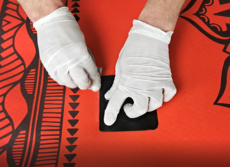 limpieza pegamento parche limpieza del pegamento