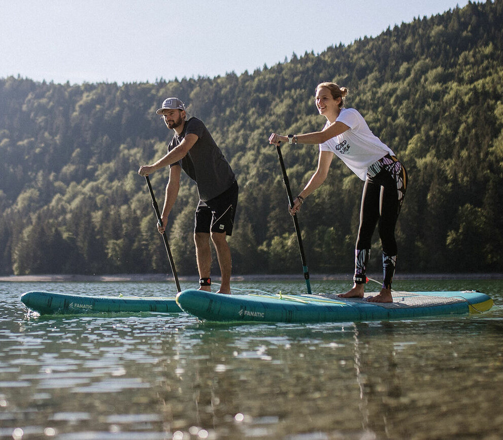 como remar en paddle surf