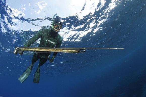 Pesca submarina y fusil