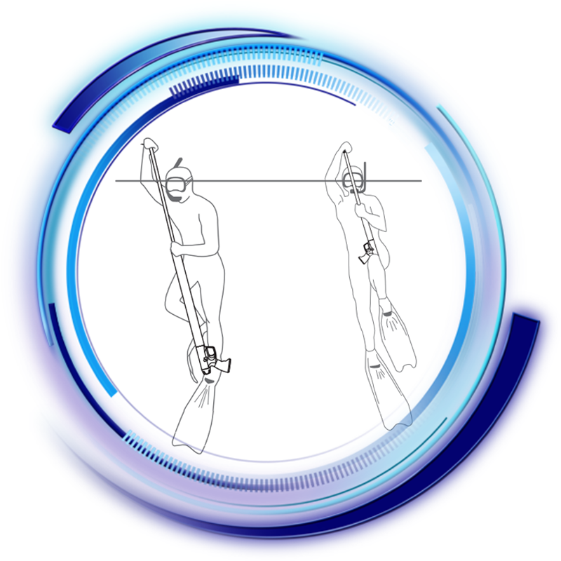 cargar fusil de aire comprimido en el agua