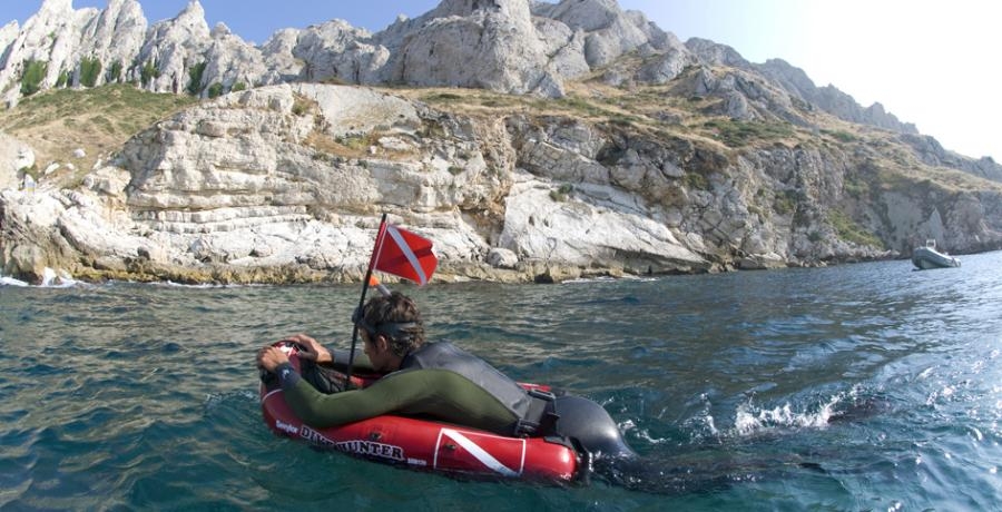 Plancha pesca submarina