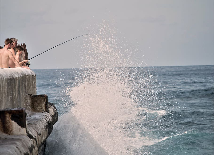 Pesca con caña surfcasting surfcasting