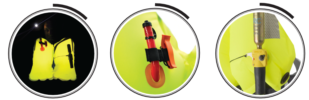 Chaleco salvavidas hinchable Spinlock Deckvest 170N Automatico