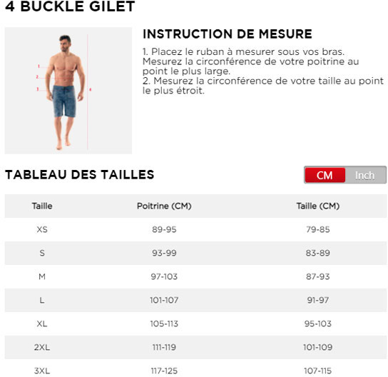 tabla de tallas