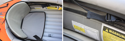 Asiento deportivo kayak hinchable Advanced Frame