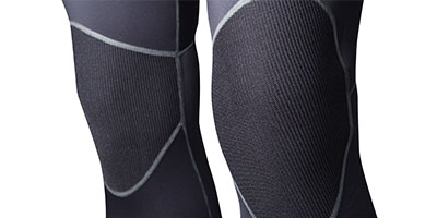 Trenzado en las costuras del traje de neopreno Rip Curl Dawn Patrol